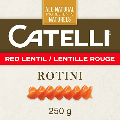 Red Lentil, Rotini Pasta