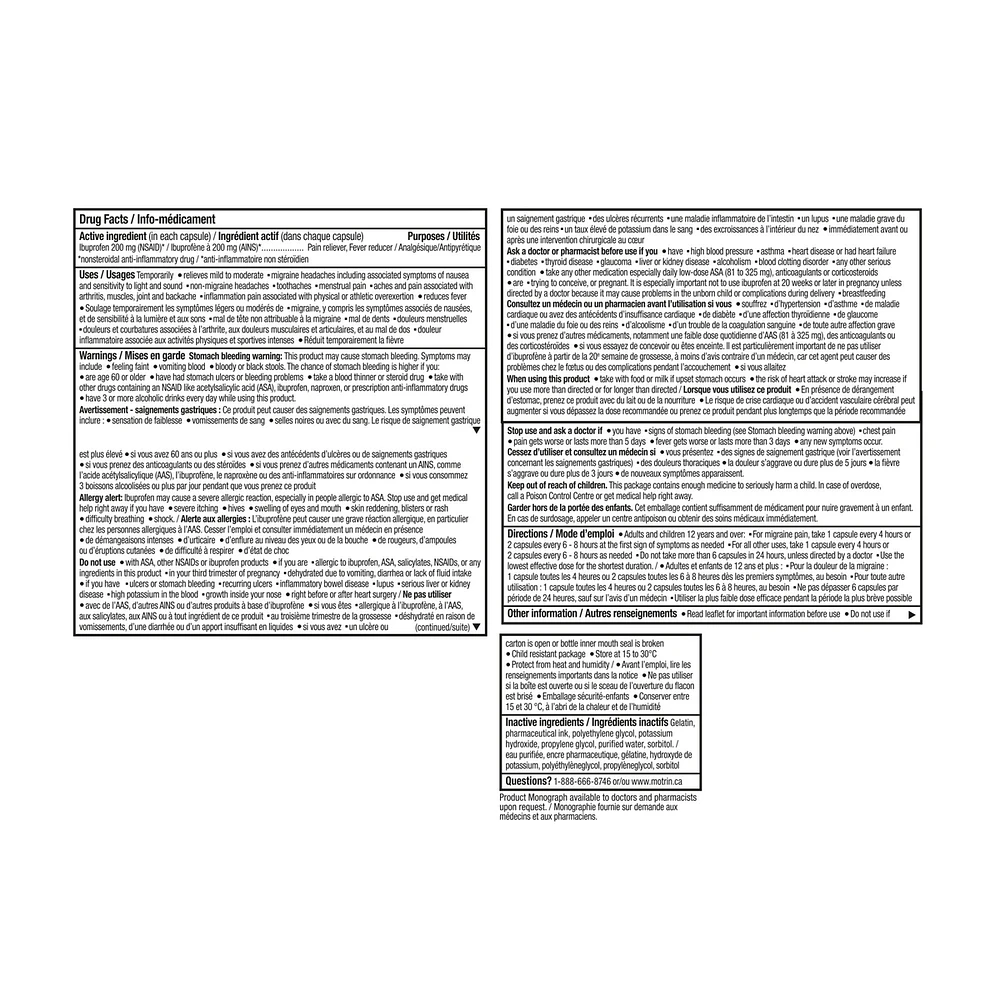 Regular Strength Pain Refief Ibuprofen 200mg