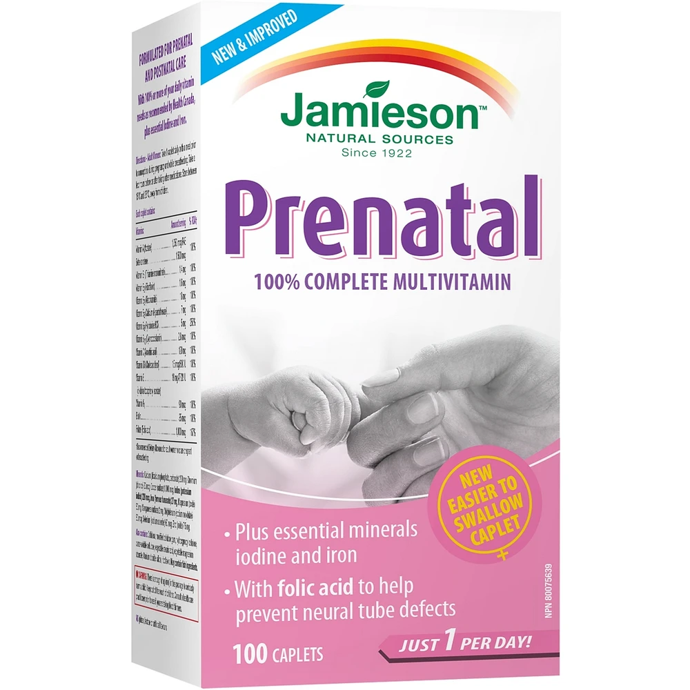Multivitamine prénatale complète à 100 %