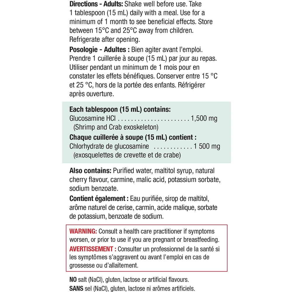 Glucosamine Liquid 1,500mg