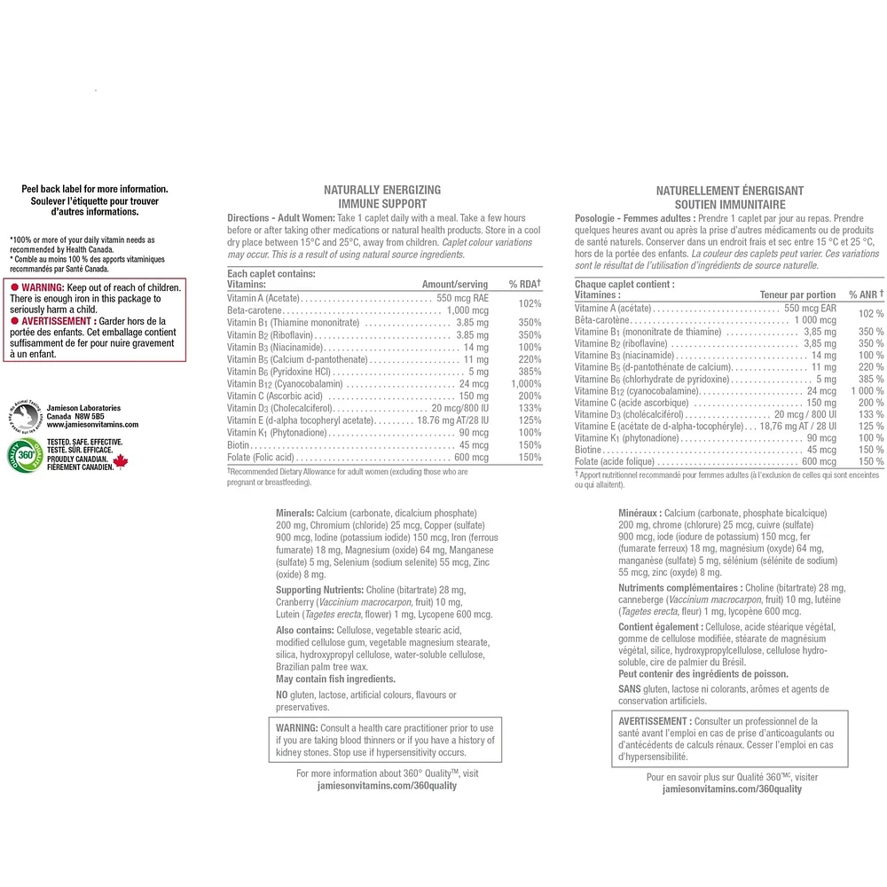 100% Complete Multivitamin for Women 115 ct