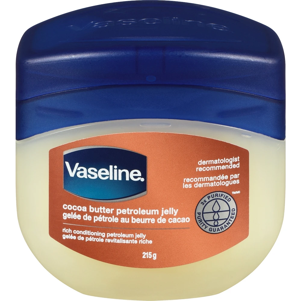 Gelée de pétrole crémeuse Vaseline Beurre de cacao 215g