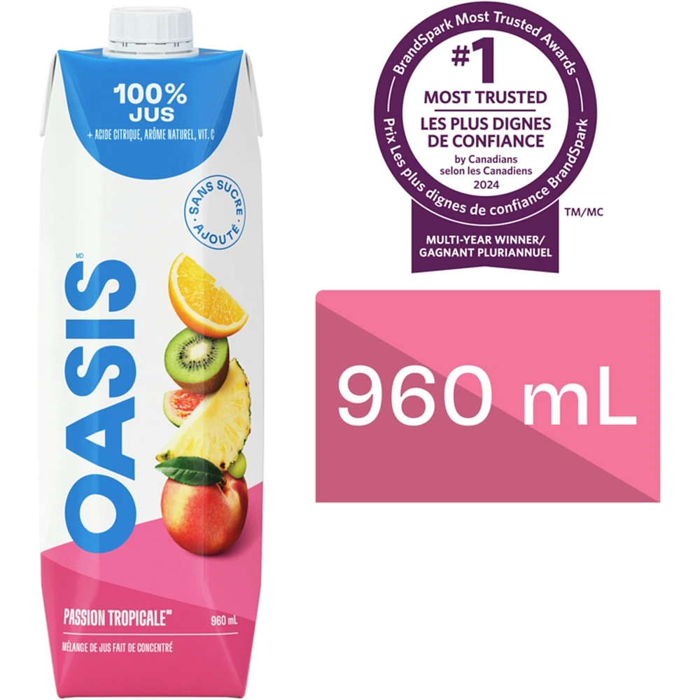 Jus de passion tropicale