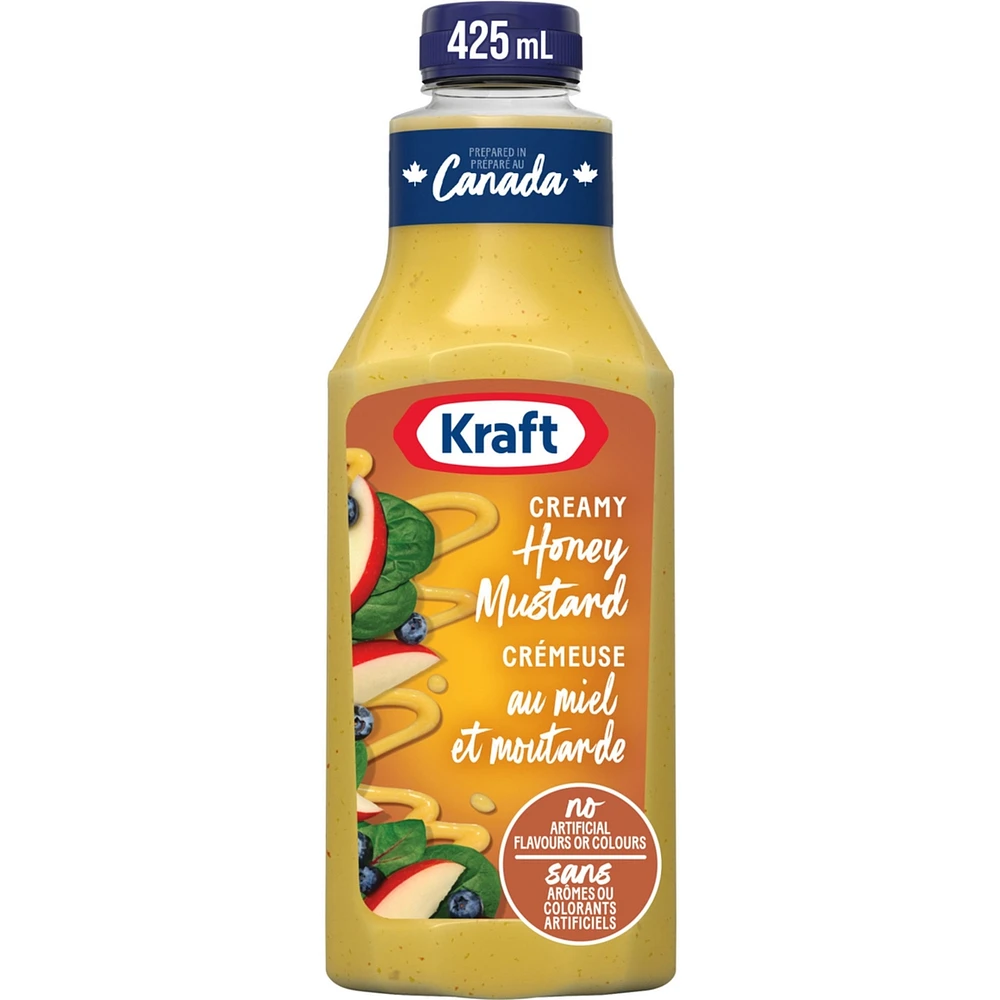 Vinaigrette crémeuse au miel et moutarde