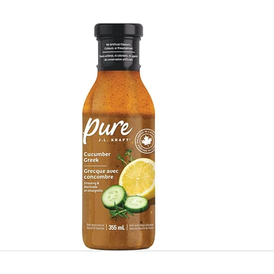 Pure J.L. Kraft Cucumber Greek Dressing & Marinade