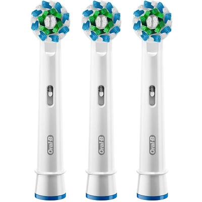 Oral-B CrossAction Electric Toothbrush Replacement Brush Heads, 3 Count