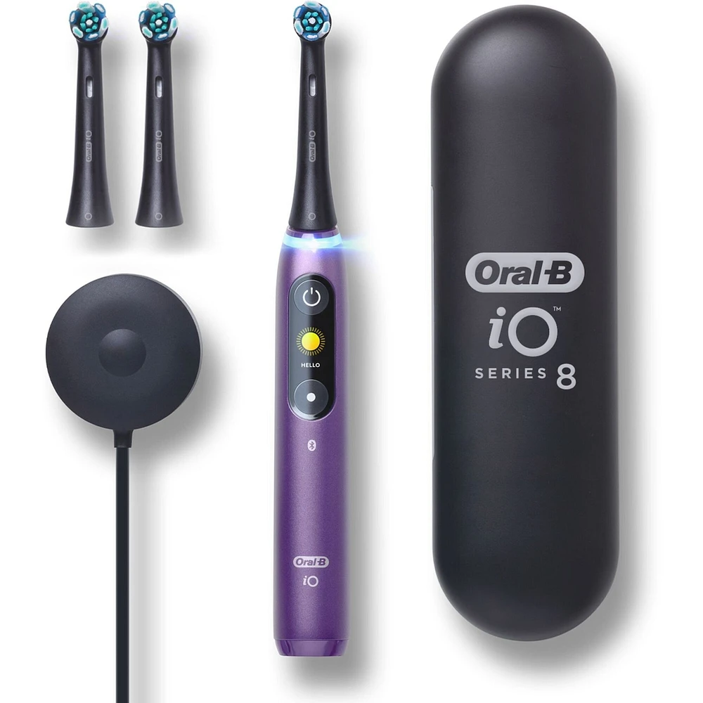 Brosse à dents électrique iO8, amétrine violet