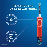 Kids Electric Toothbrush featuring Marvel's Spiderman, for Kids 3+