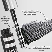 Skylimit Extreme Length Mascara Blackest Black enriched with carnauba wax