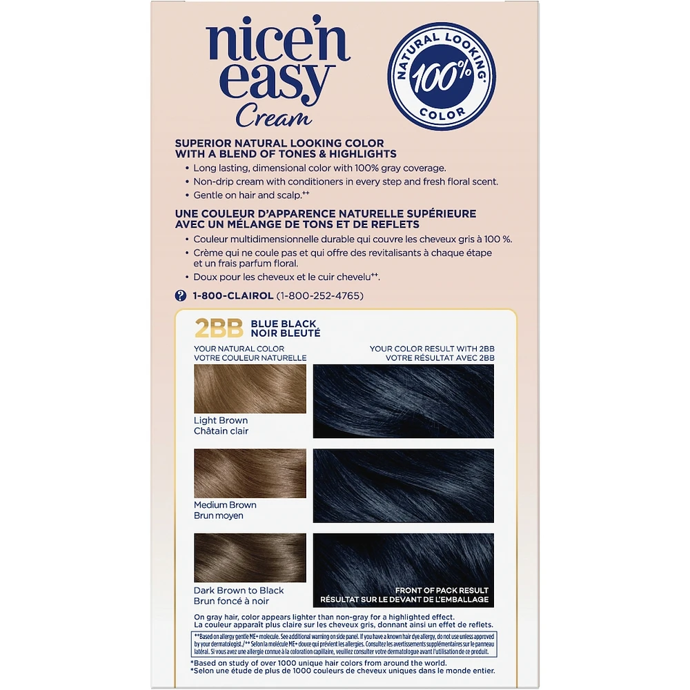 Nice'N Easy Permanent Hair Dye, Superior Natural Looking Colour
