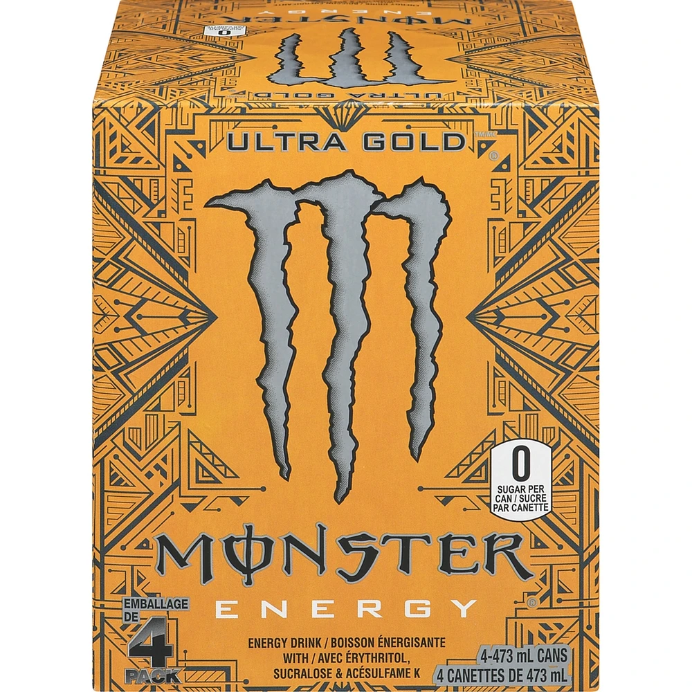 Boisson énergisante ultra gold