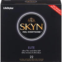 SKYN® Elite Condoms Lubrifiés sans Latex Naturel