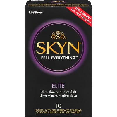 SKYN® Elite Natural Latex Free Lubricated Condoms