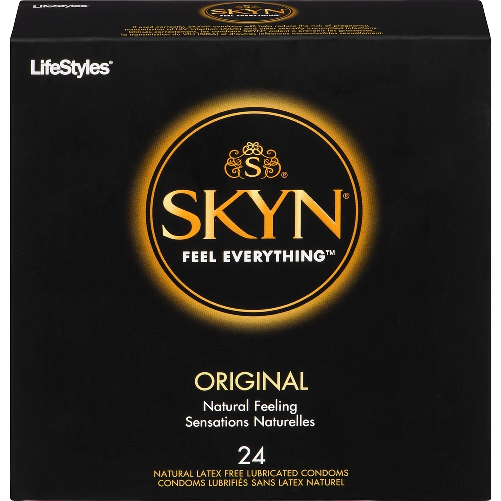 SKYN® Original 24 Natural Latex Free Lubricated Condoms