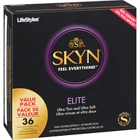 SKYN® Elite Condoms Lubrifiés sans Latex Naturel