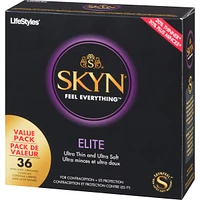 SKYN® Elite Condoms Lubrifiés sans Latex Naturel