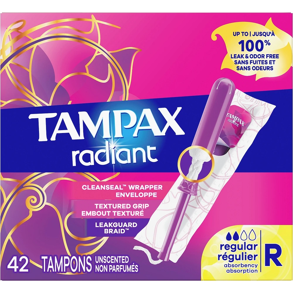 Tampons Radiant, degré d’absorption régulier