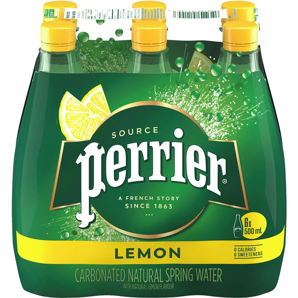 Carbonated Natural Spring Water With Natural Lemon Flavour