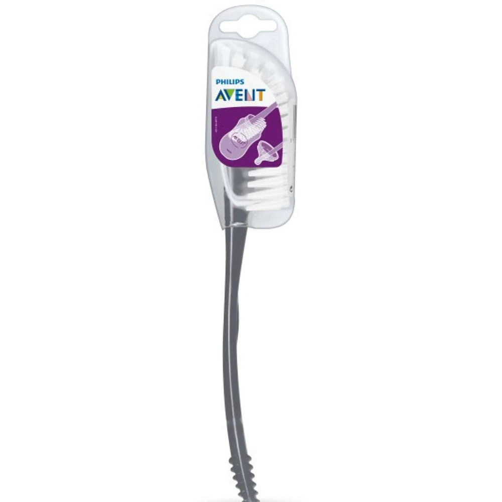 Brosse pour biberon et tétines Philips Avent, gris, SCF145/18
