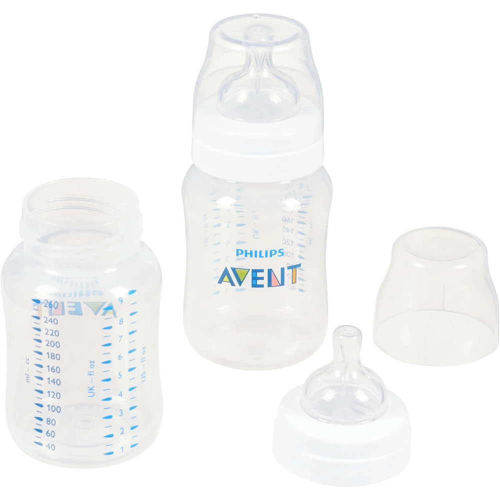 Biberon anticoliques Philips Avent, 9 oz, emb. de 2, SCY103/01