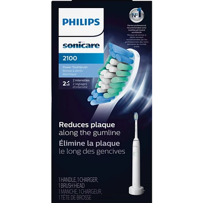 Brosse à dents électrique Philips Sonicare 2100, brosse à dents électrique rechargeable, HX3661/04