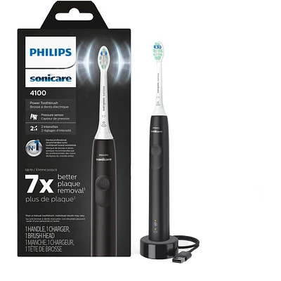 Brosse à dents électrique Philips Sonicare 4100, brosse à dents électrique rechargeable avec capteur de pression