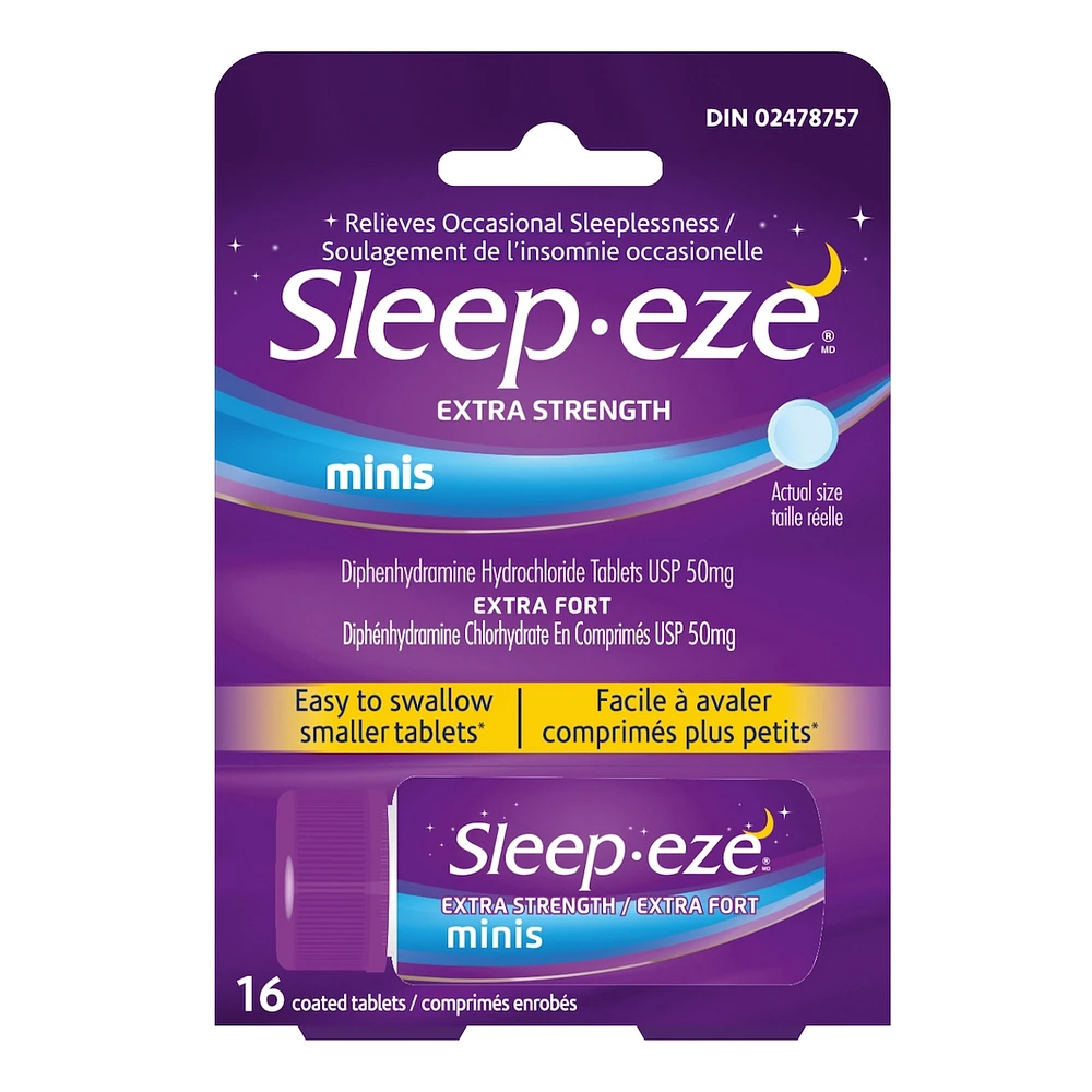 Sleep-eze Extra Strength Minis Coated Tablets