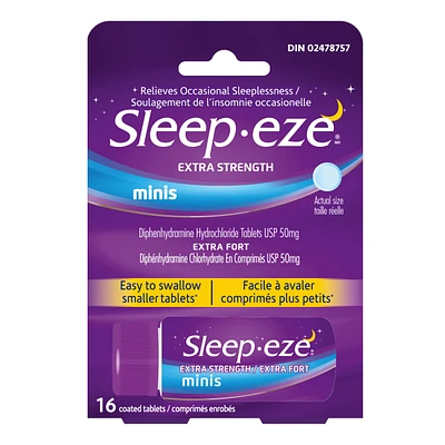 Sleep-eze Extra Strength Minis Coated Tablets