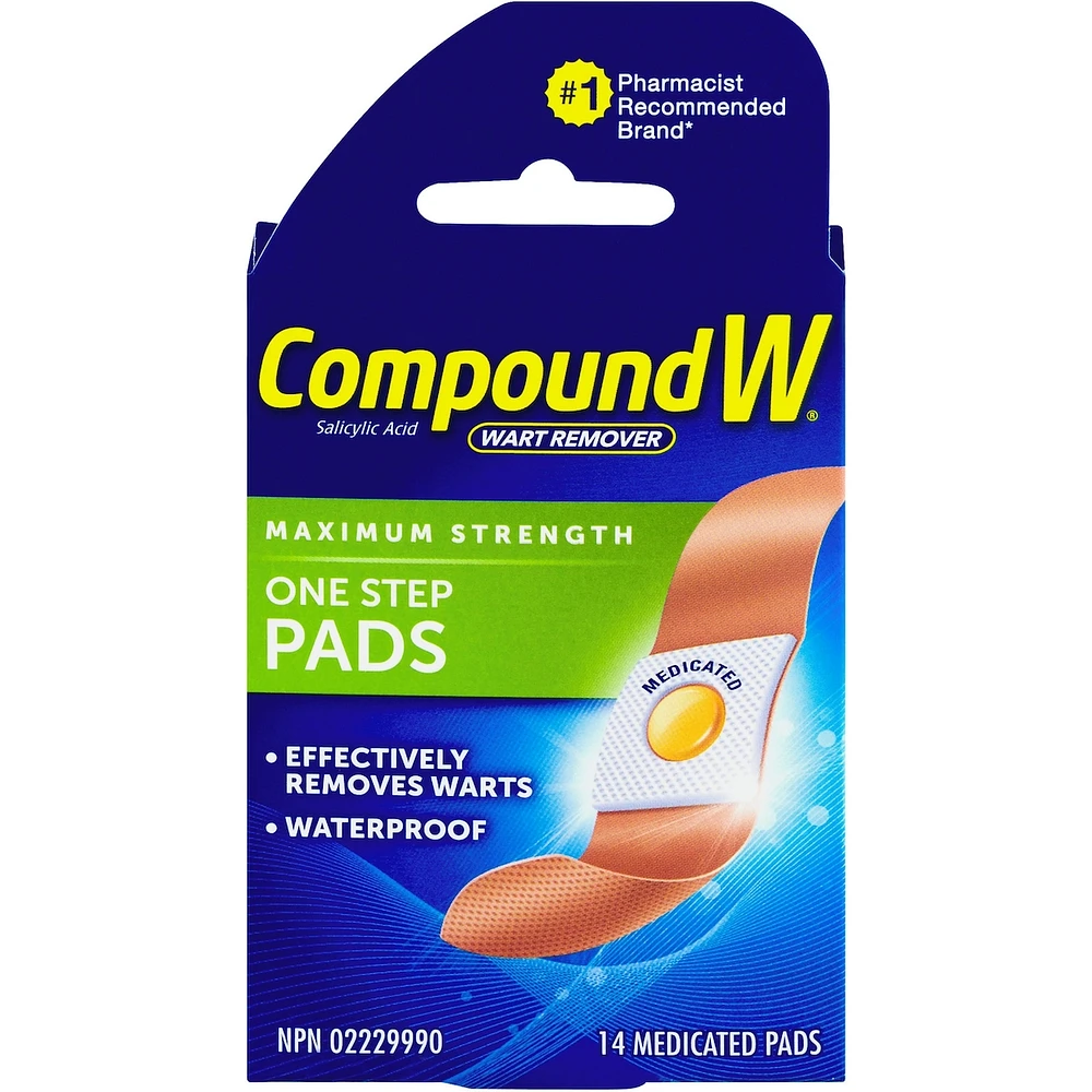 Compound W Maximum Strength One Step Pads