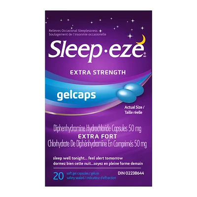 Sleep-eze Extra Strength Gelcaps Nighttime Sleep Aid