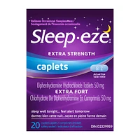 Sleep-eze Extra Strength Nighttime Sleep Aid Coated Caplets