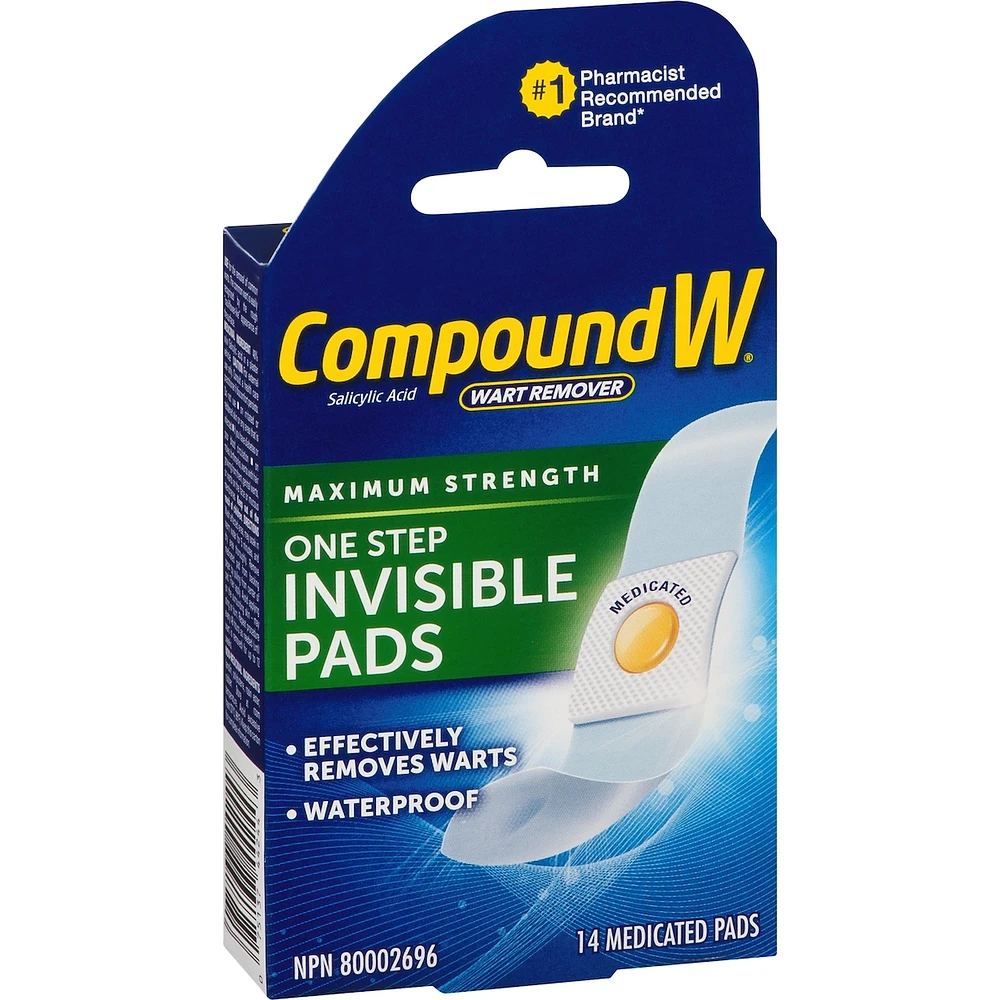 Compound W Maximum Strength One Step Invisible Pads