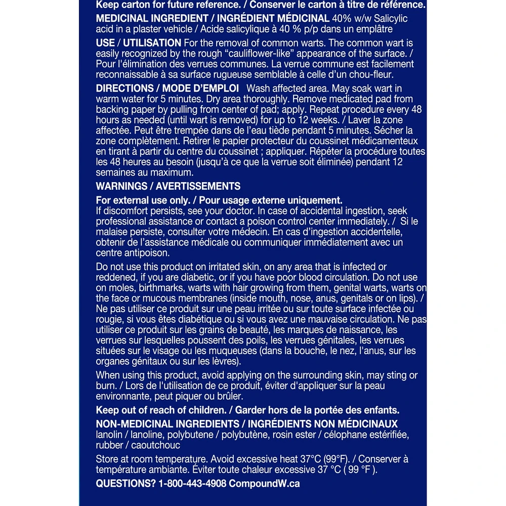 Compound W Maximum Strength One Step Invisible Pads