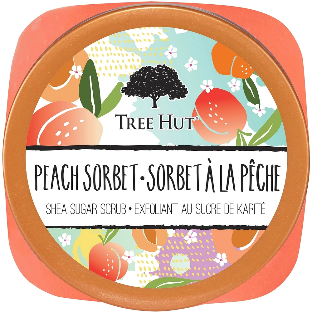 Sorbet À La Pêche Exfoliant Au Sucre De Karité