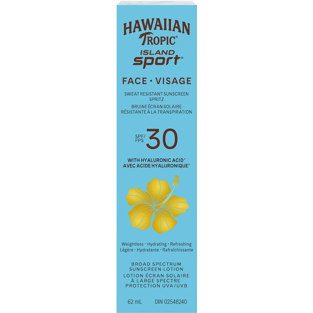 Bruine écran solaire Island Sport à FPS 30 pour le visage de Hawaiian Tropic