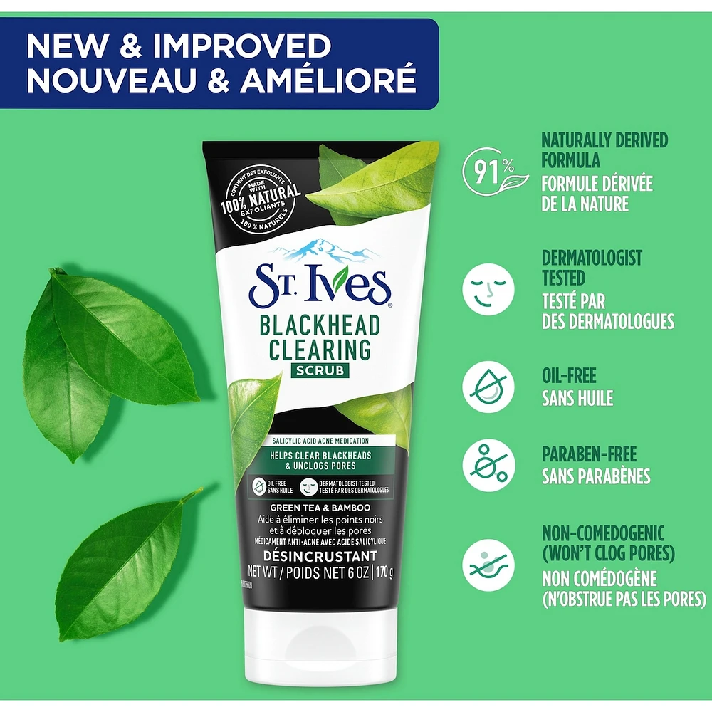 Blackhead Clearing Green Tea & Bamboo Scrub 170 g