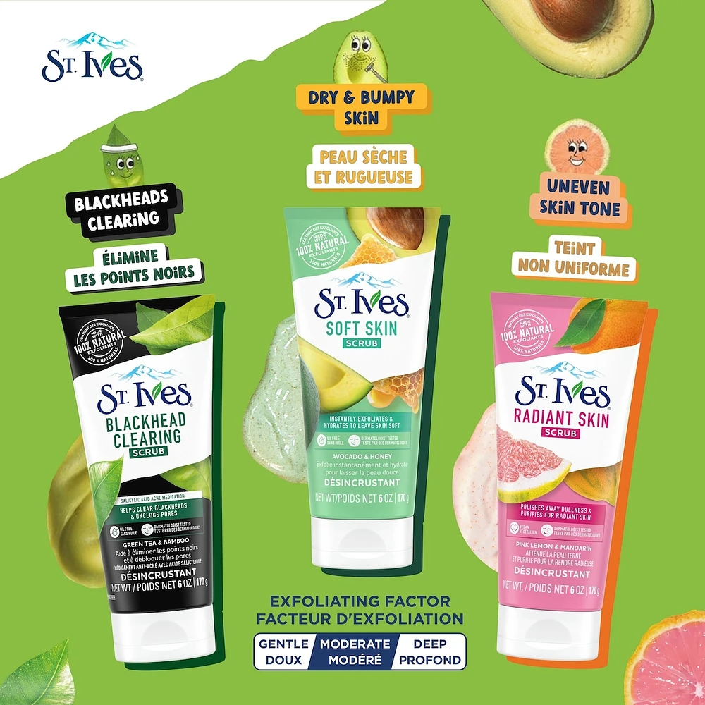 Blackhead Clearing Green Tea & Bamboo Scrub 170 g