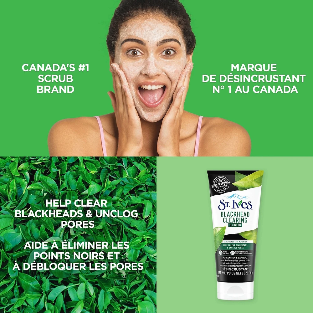 Blackhead Clearing Green Tea & Bamboo Scrub 170 g