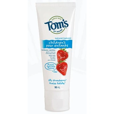 Tom's of Maine Dentifrice Silly Strawberry Sans Fluorure Naturel pour Enfants 90ML