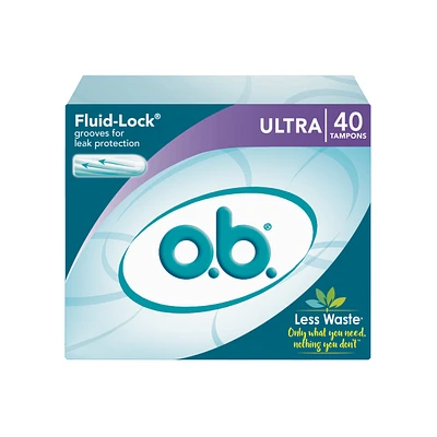 Tampons o.b. originaux sans applicateur à absorptivité ultra
