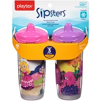Playtex Sipsters Spill-Proof Kids Spout Cups, Stage 3