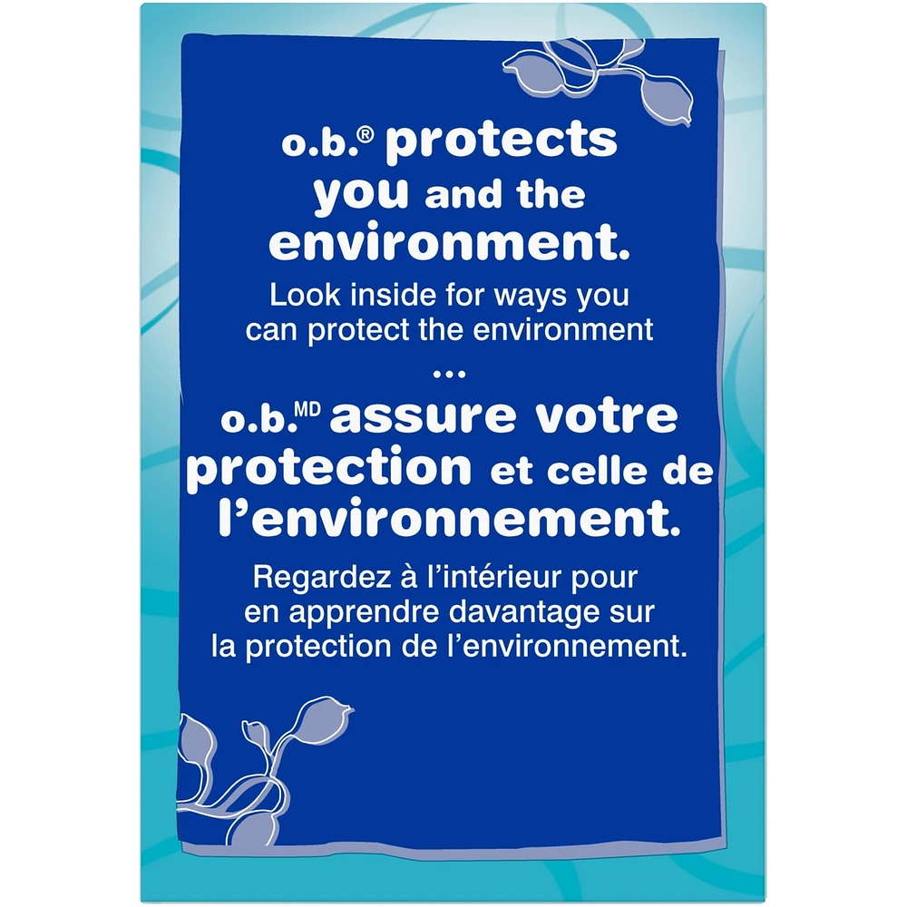 o.b. Original Non-Applicator Tampons Multipack Regular Super & Super Plus