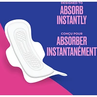 CAREFREE® Ultra Thin Pads, Super/Long Pads With Wings, 28ct