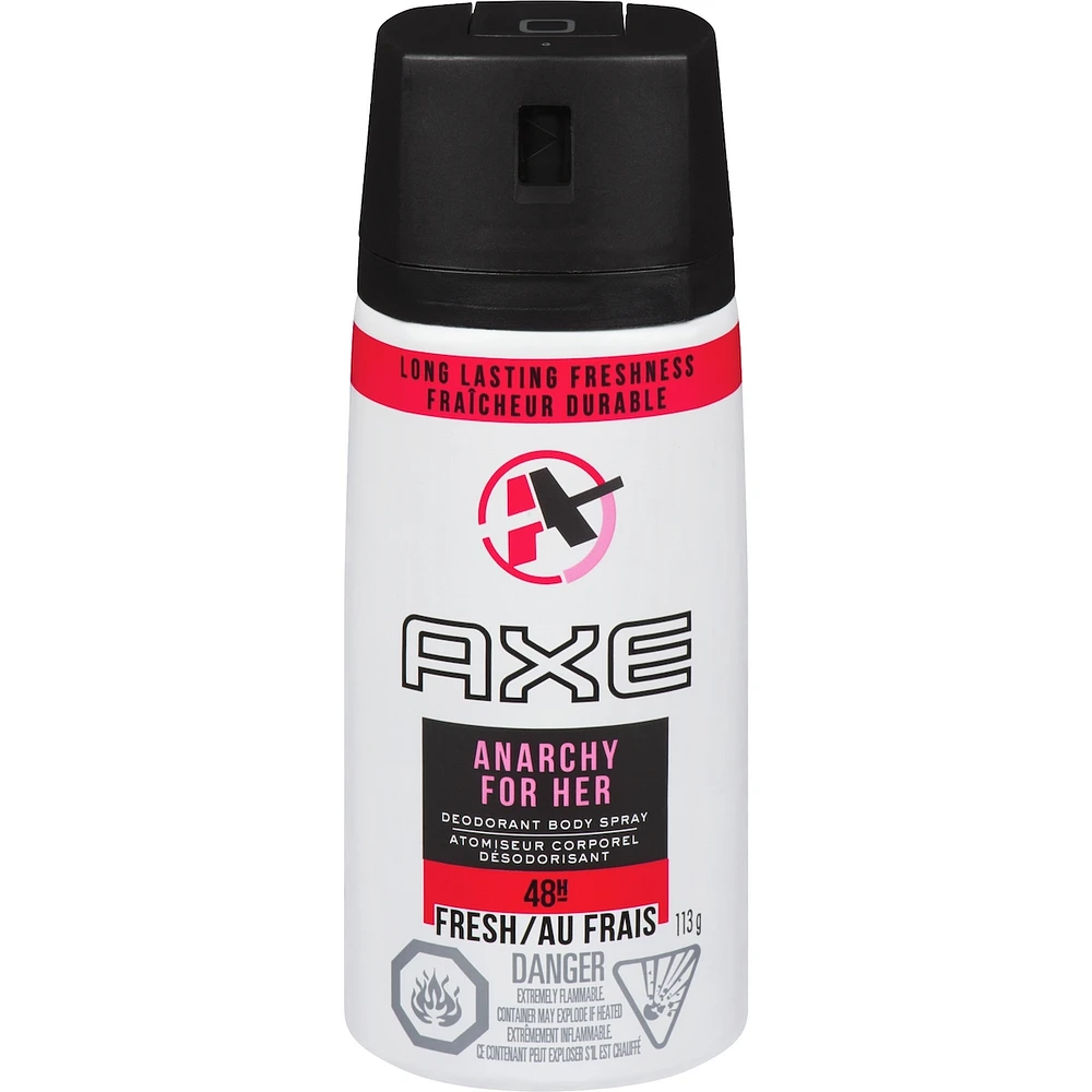 AXE  Daily Fragrance  Anarchy For Her antibacterial odour protection 113 GR