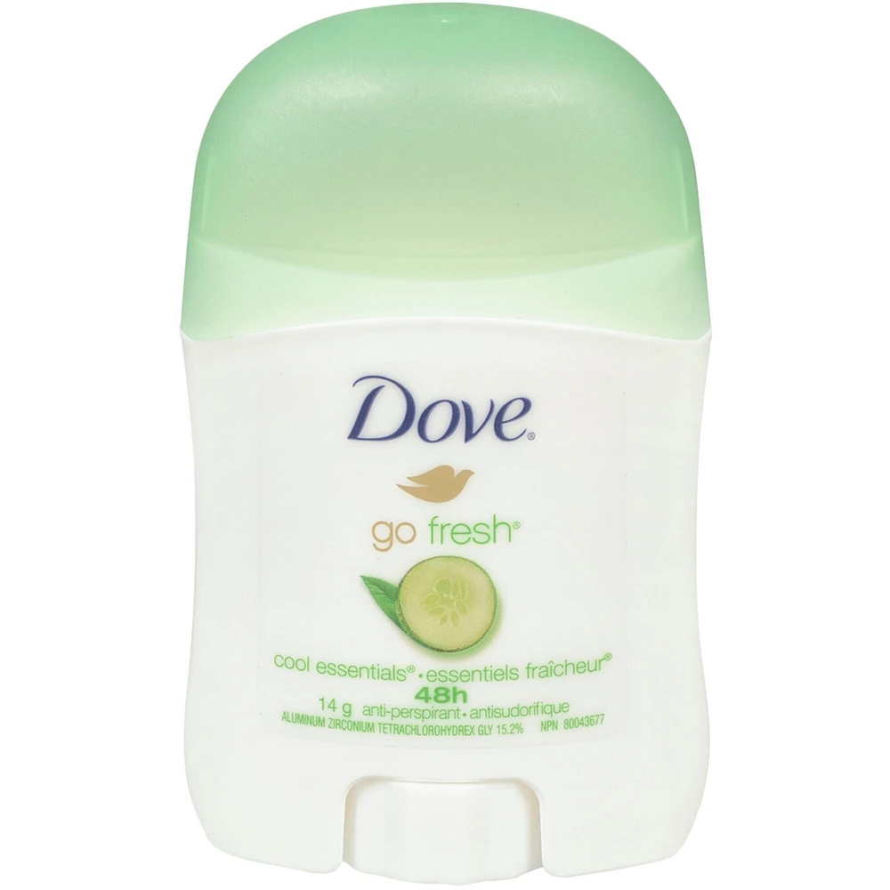 Dove Go Fresh Antiperspirant Stick Cool Essentials antibacterial odour protection 14 GR
