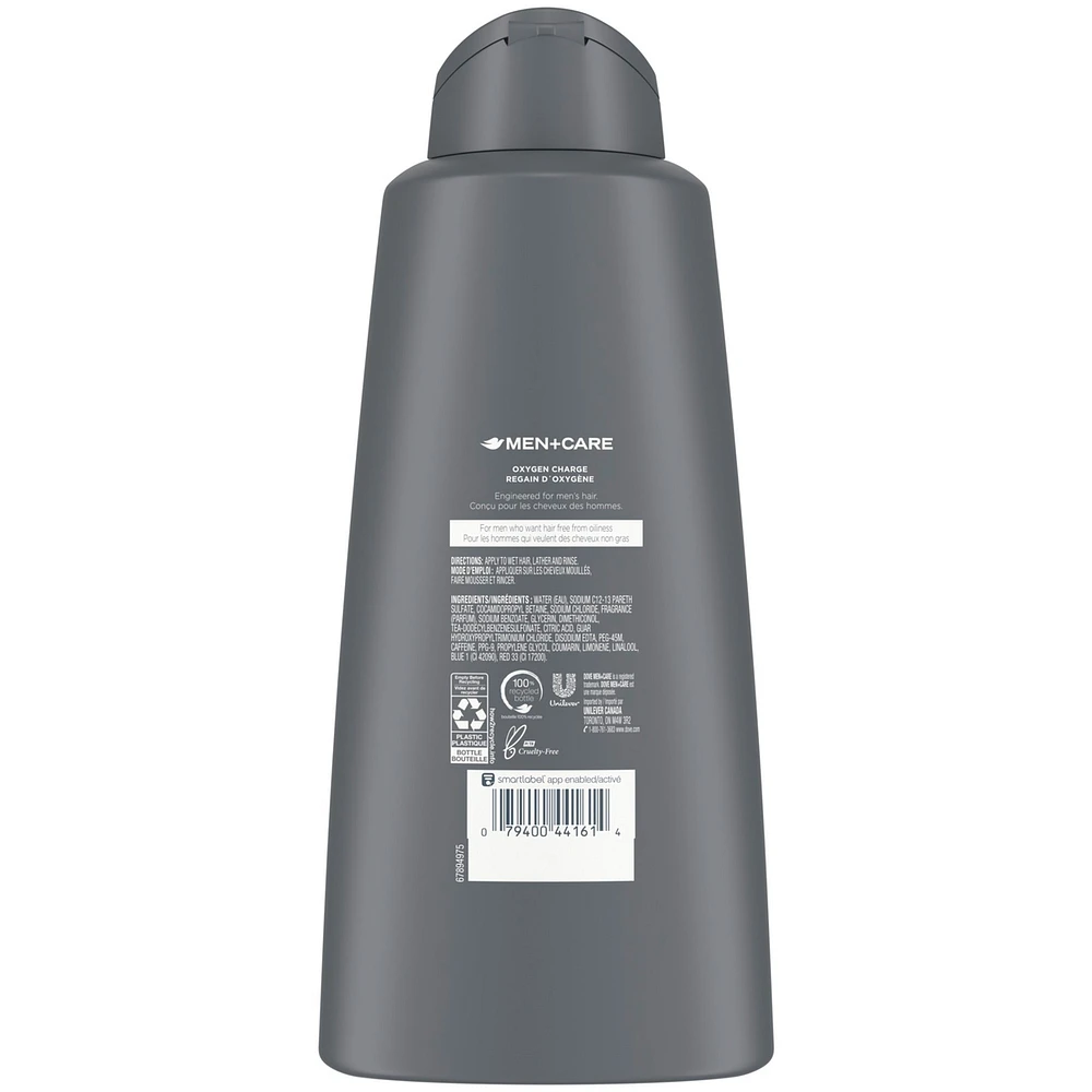 Dove Men+Care Shampoo Oxygen Charge ML