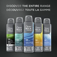 Dove Men+Care  Dry Spray Antiperspirant 48h sweat and odour protection Clean Comfort with 1/4 moisturizing technology 107 g