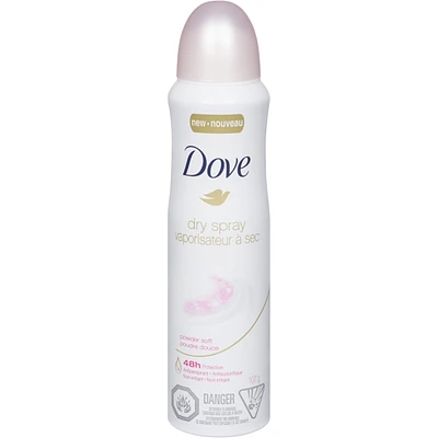 Advanced Care Dry Spray Antiperspirant Deodorant for Women Powder Soft Scent Pro-Ceramide Technology for Soft, Resilient Skin