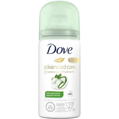 Dove Dry Spray Antiperspirant Cool Essentials antibacterial odour protection 28 GR