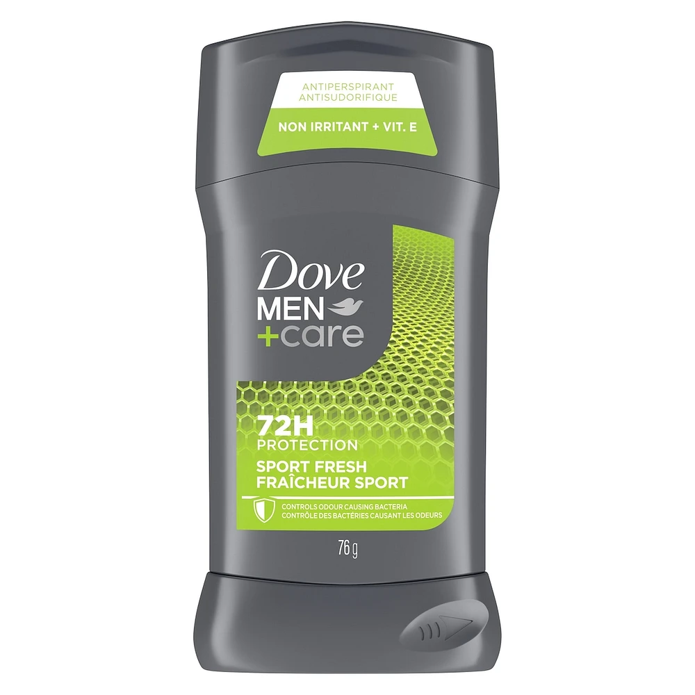 Dove Men+Care Antiperspirant Stick ACTIVE+FRESH antibacterial odour protection 76 GR
